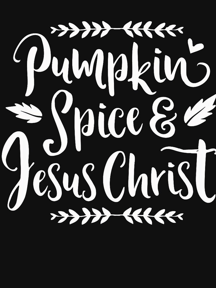 Pumpkin Christmas Spice Retro and Vintage Christ Classic Jesus Funny by JamieFmorriSS