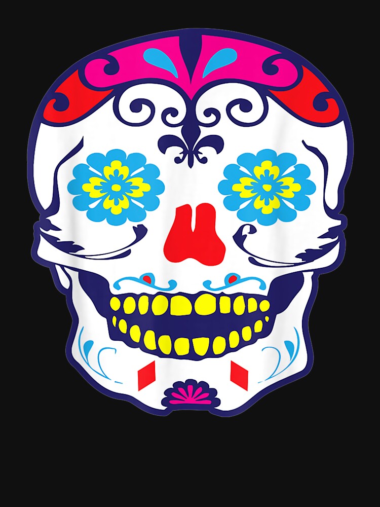 Sugar Skull Mexico Dead Mexican Holiday by dlouise22