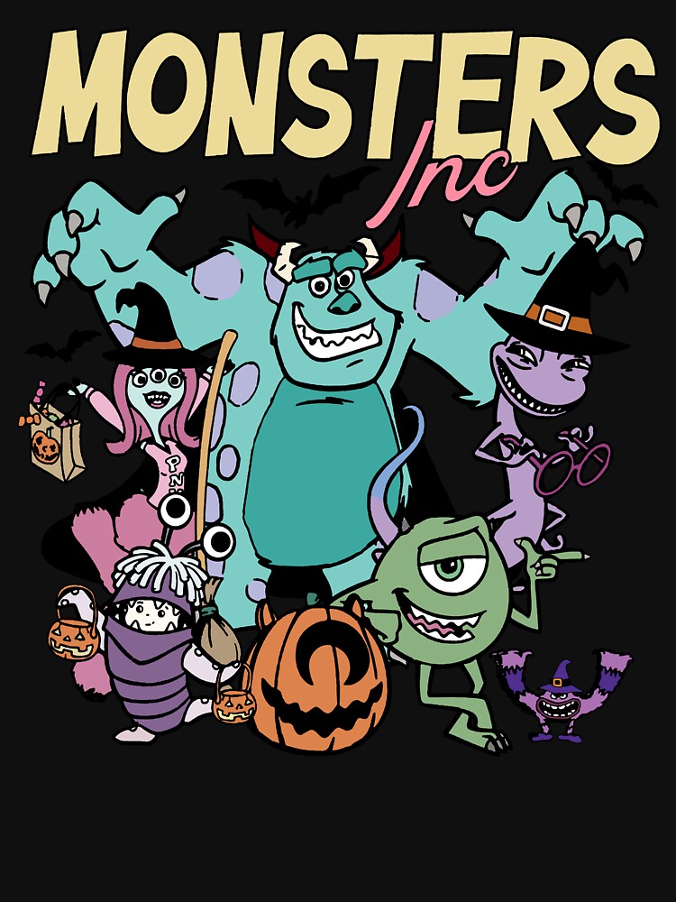 Retro Halloween Monster Friends Spooky Pumpkin Party by CraigClarke19