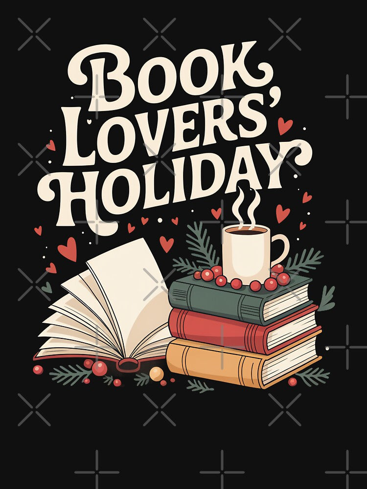 Book Lovers’ Holiday – Cozy Literary Christmas Greeting by MagicWander