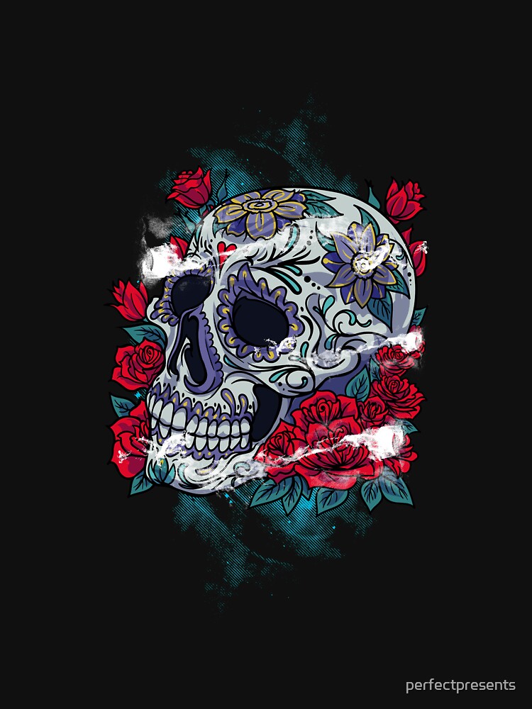 Creepy Dia De Los Muertos Skull Day Of The Dead by perfectpresents
