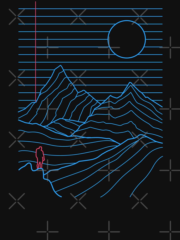 Linear Mountainscape (Reverse) by Gamma-Ray