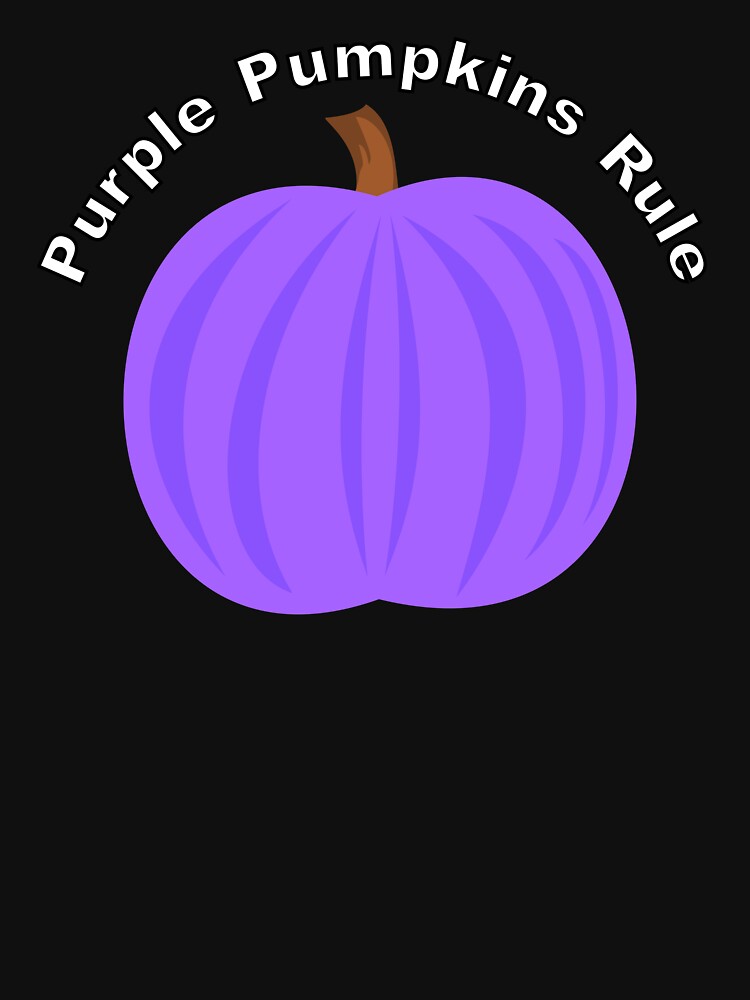 Purple Pumpkins Rule Design by HalloweenThings