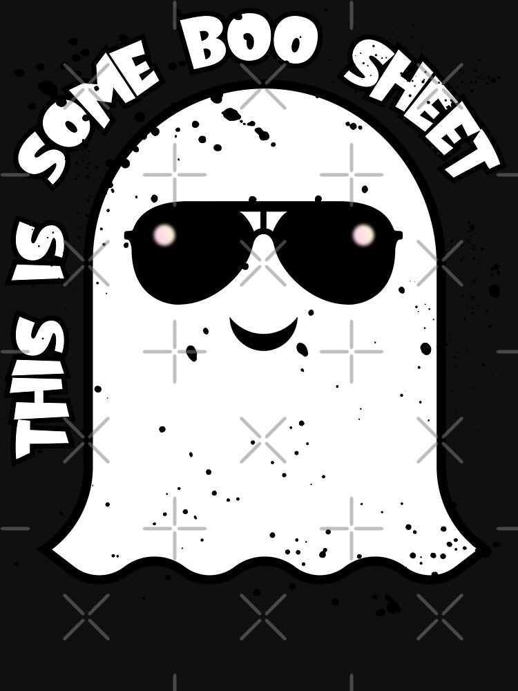 Boo Sheet Ghost "This Is Some Boo Sheet" Halloween T-Shirt. by meejit39