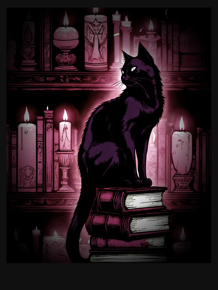 Dark Academia Cat by ElectricFleece