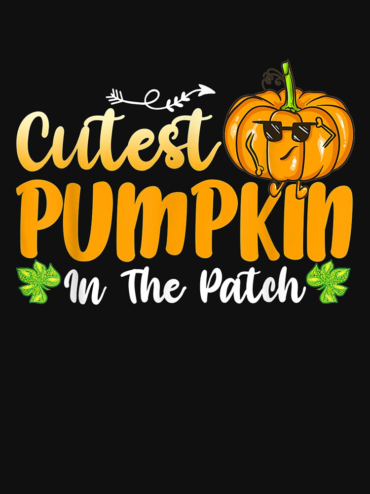 Cutest Pumpkin In The Patch Halloween Costume Boys Girls by Jonathanhagerst