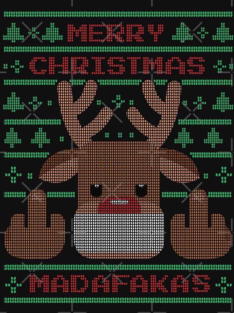 Merry Christmas Madafakas, funny christmas quote by LRCollections