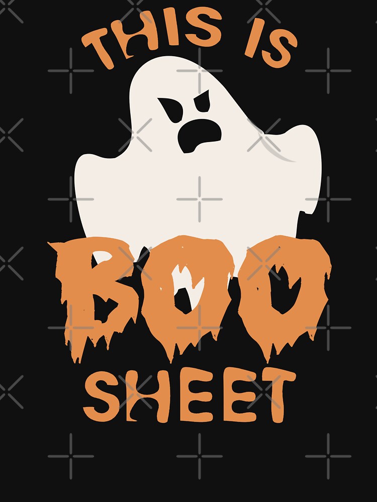 This Is Boo Sheet Ghost Costume Halloween for Men Women Funny Pun by alenaz
