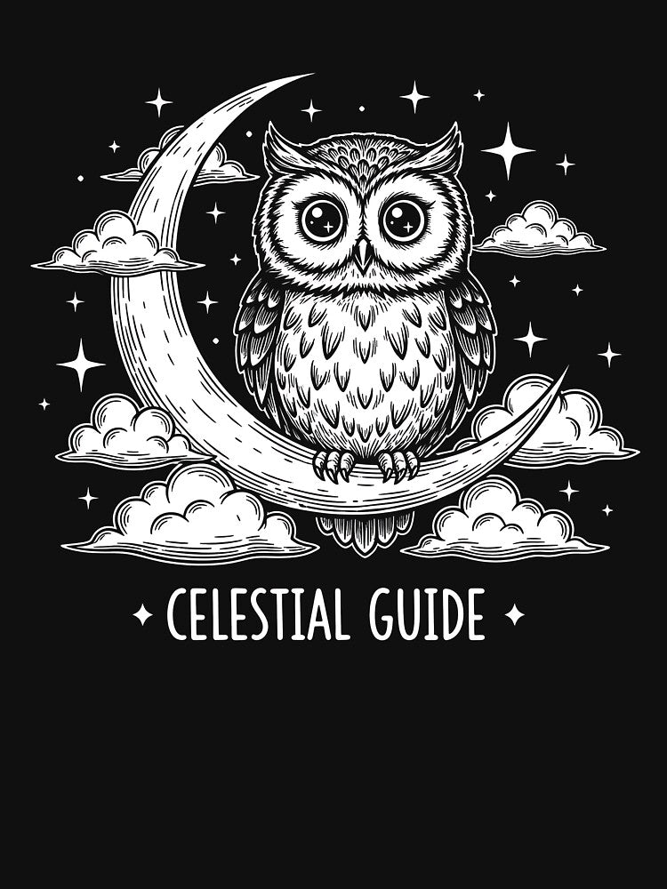 Celestial Guide Mystical Owl by DreamDaisyArt
