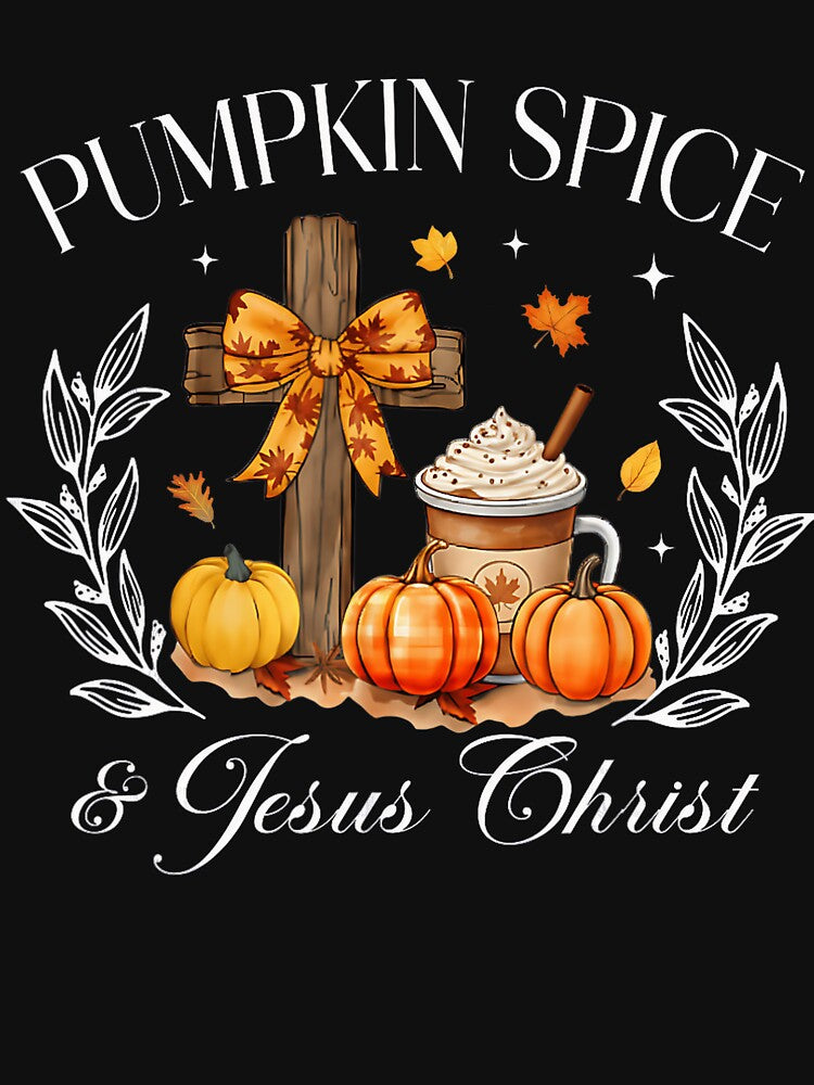 Jesus Funny Christmas Spice Christ Pumpkin Classic Retro Vintage and by JamieFmorriSS