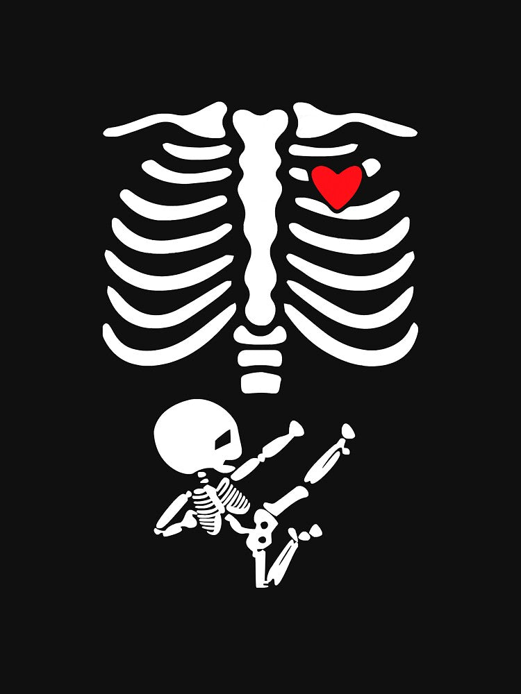 Pregnant Skeleton Karate by unassertive19