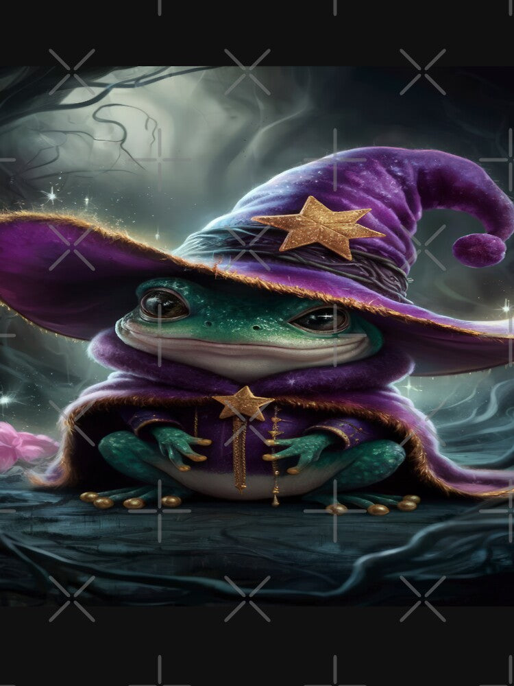 Halloween Purple Magic Frog,Halloween Frog ,Halloween Season, halloween pumpkin by Expressions-Sel