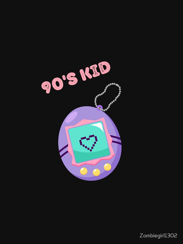 90's Kid Nostalgia - Retro Digital Pet Design by Zombiegirl1302