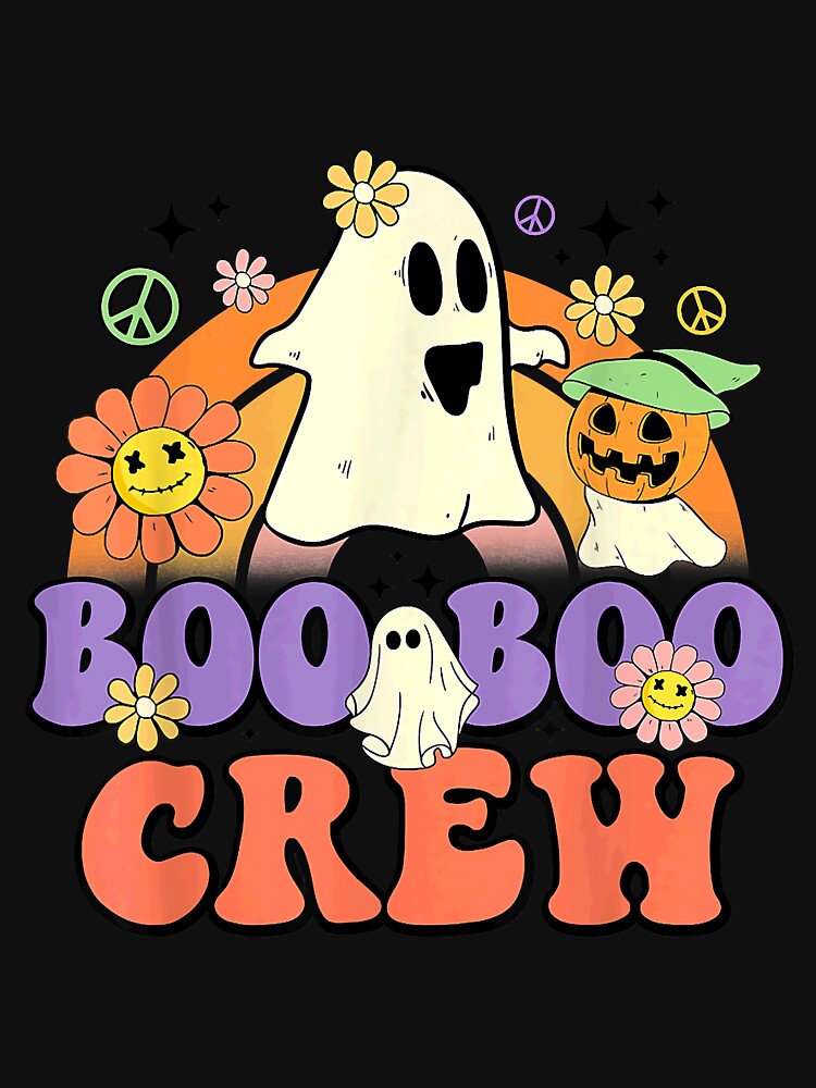Boo Boo Crew Groovy Boo Squad Spooky Season Funny Halloween by GautClyde