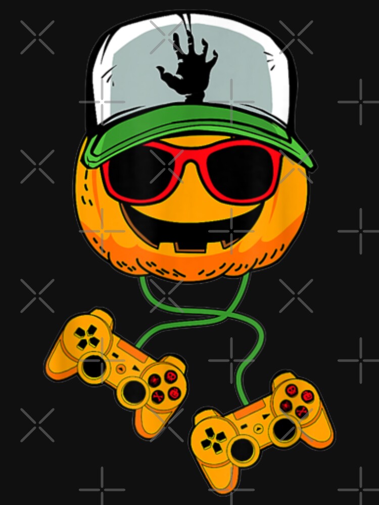 Halloween Jack O Lantern Gamer Boys Kids Men by ElcapitanoShop