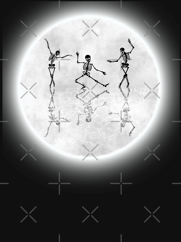 skeletons dancing by misslizzyspin