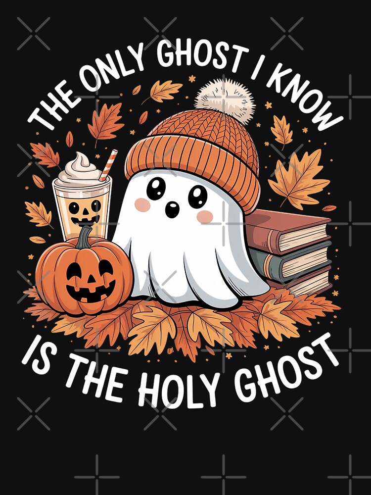 The Only Ghost I Know is The Holy Ghost Halloween Book Lover by FndPardaL