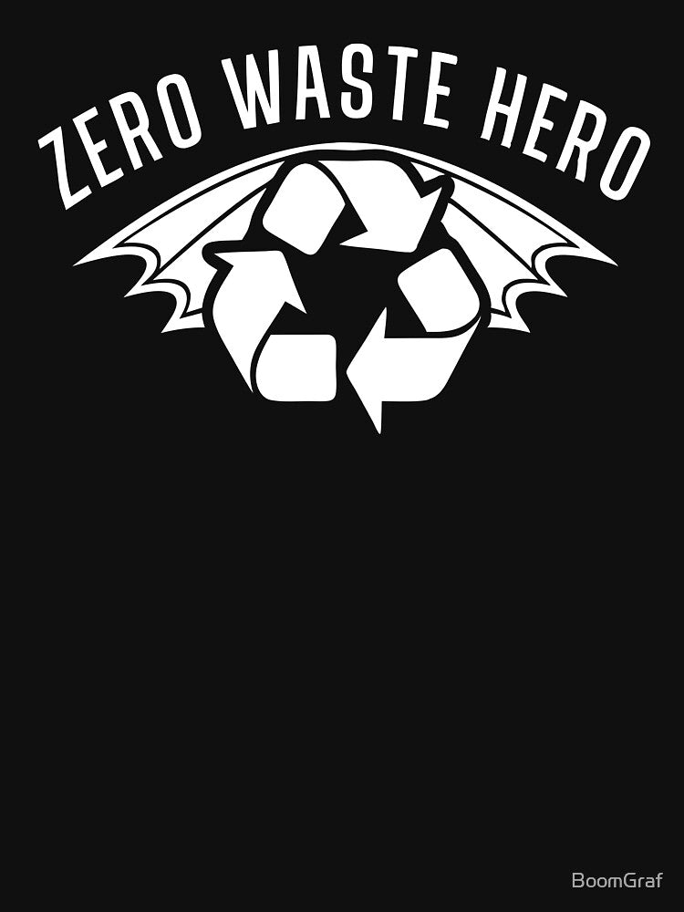 Zero Waste Hero Eco Superhero Tee by BoomGraf