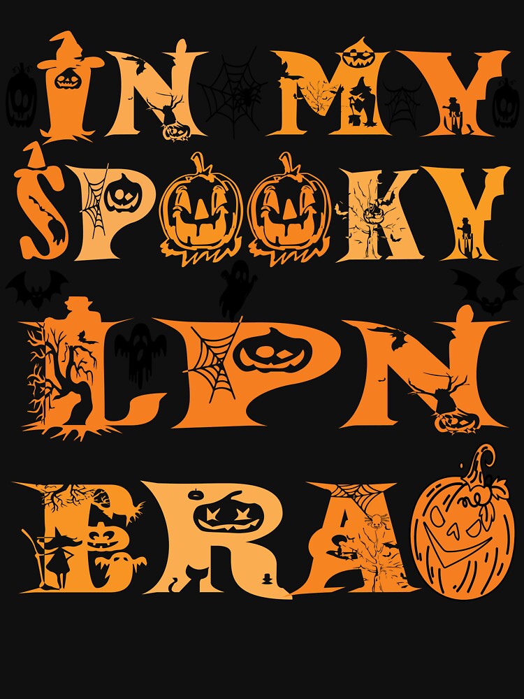 In My Spooky LPN Era Shirt | Cute Halloween Gift for Nurses & Healthcare Workers by PrintistryArt