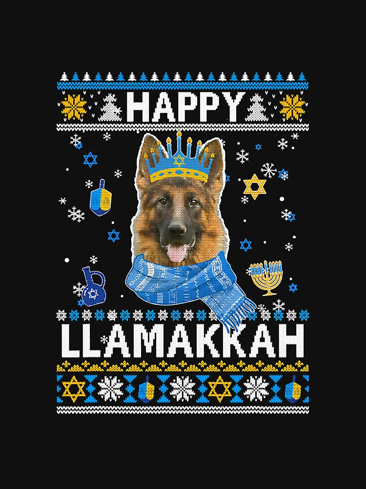 Happy Hanukkah German Shepherd by NeverLoseSF
