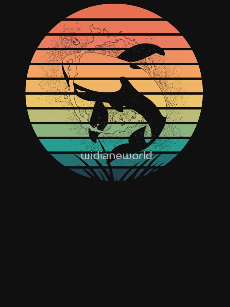 Orca in Sunset by widianeworld