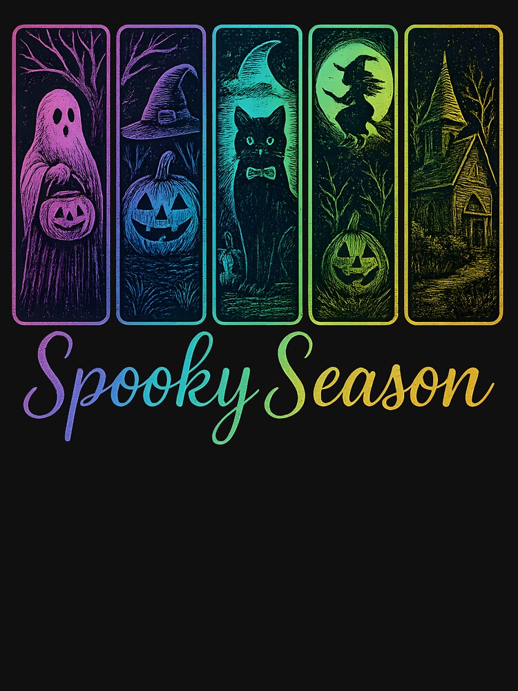 Vintage Halloween Horror Spooky Season Costume Men Women Kid by Kyrakita-art
