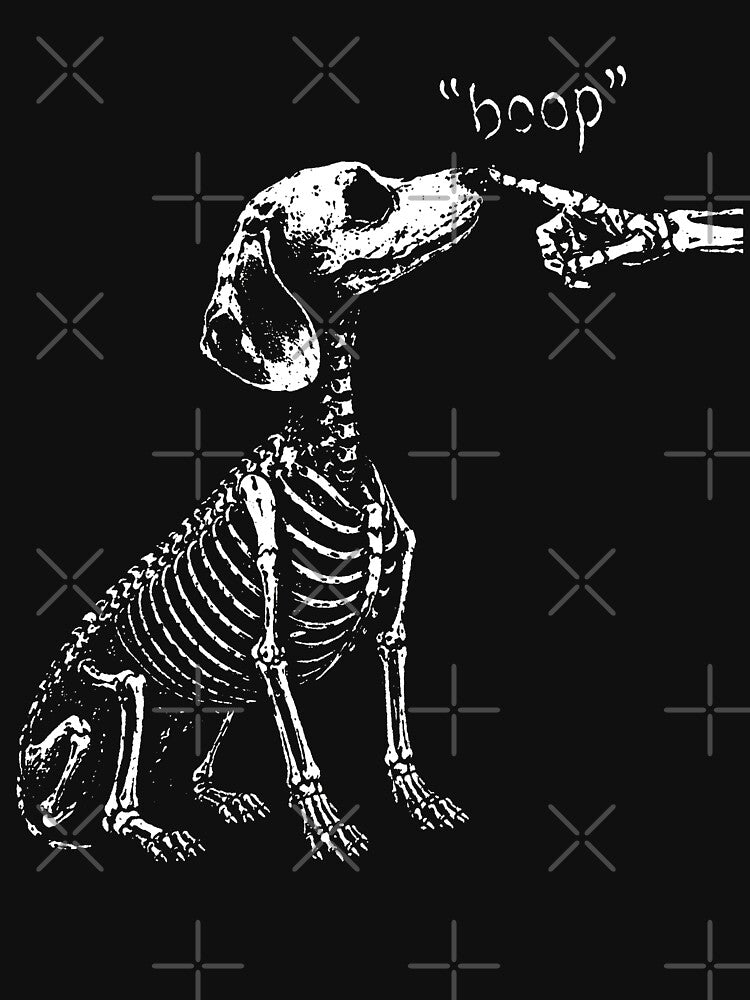 Boop the Skeleton Frog Halloween Funny Spooky Amphibian Design by ArcaneArtistry