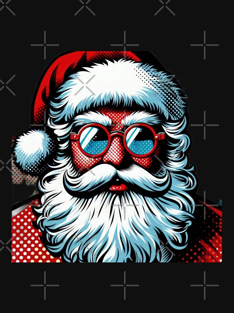 Christmas Vintage Funny Santa Claus with glasses,Santa Claus,funny christmas ,Christmas by Expressions-Sel