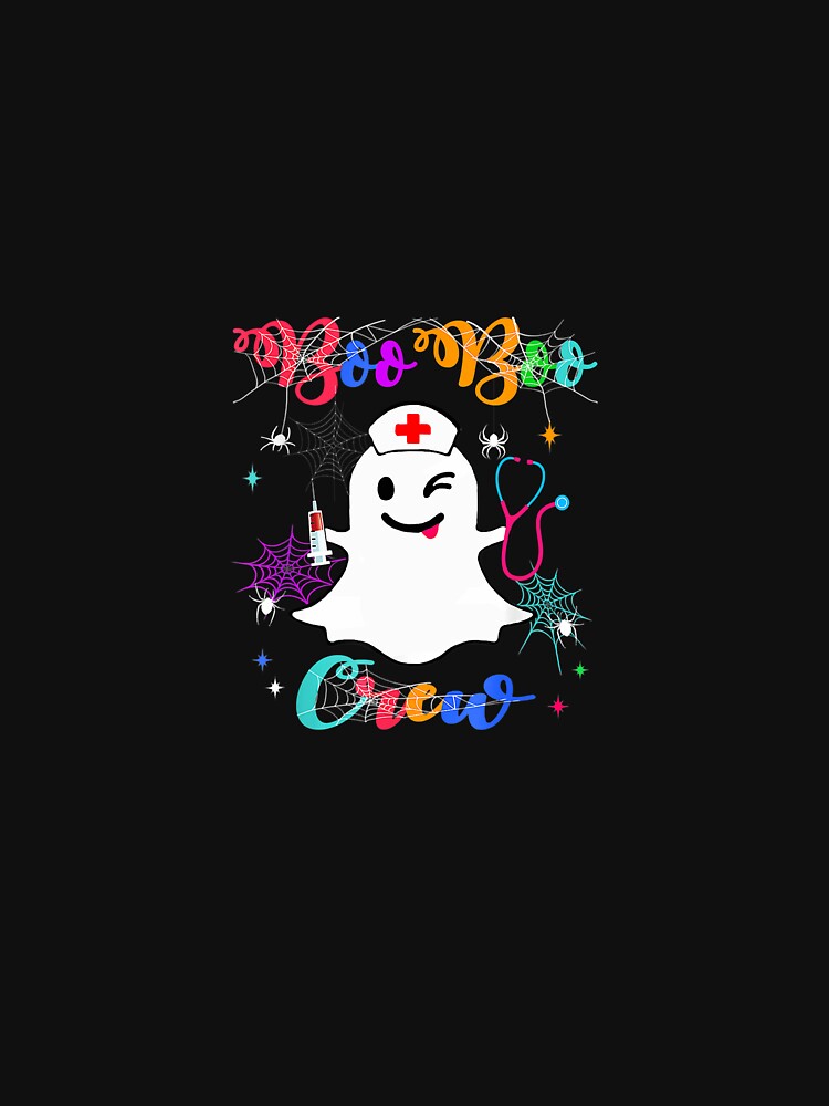 Boo Boo Crew Funny Nurse Halloween Ghost by WillieSmithShop