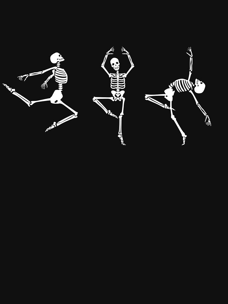 Ballerina Skeletons Dancing Halloween Ballerina Skeleton Gear by DynamicDesign