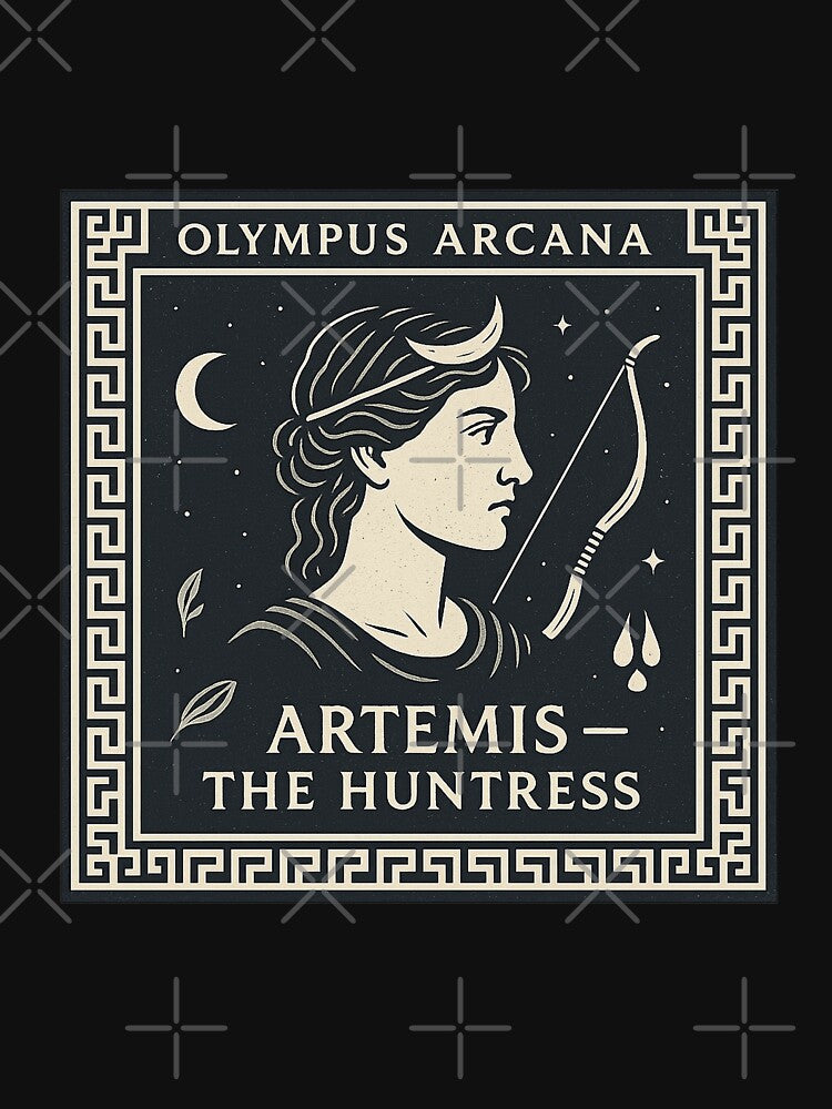 Artemis — The Huntress | Greek Mythology Tarot Card by Bratak