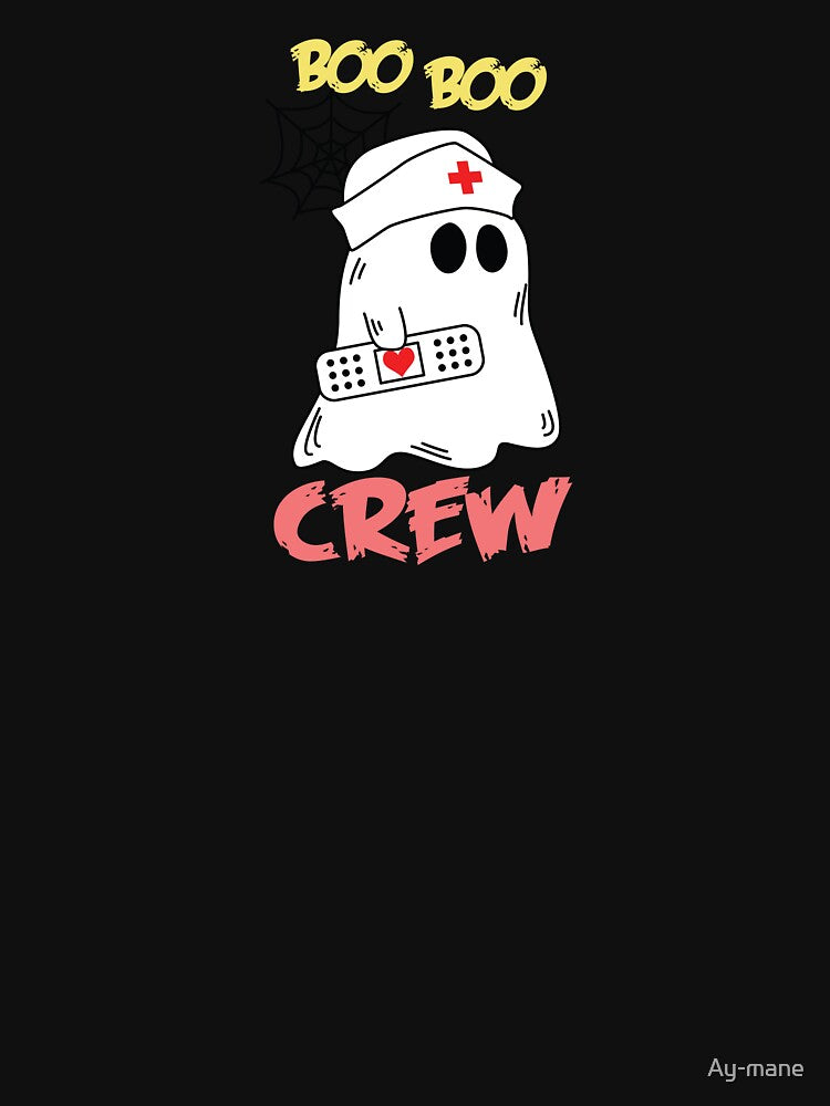 Boo Boo Crew Funny Halloween Nurse Ghost by Ay-mane