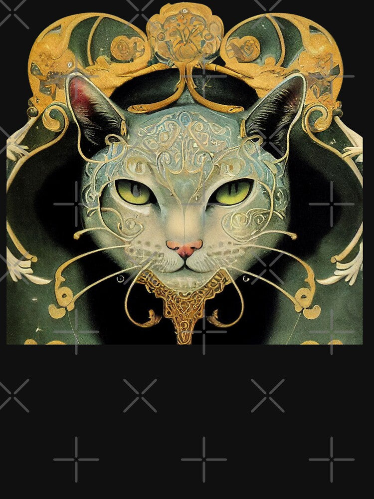 cat with gold crown by hassendz