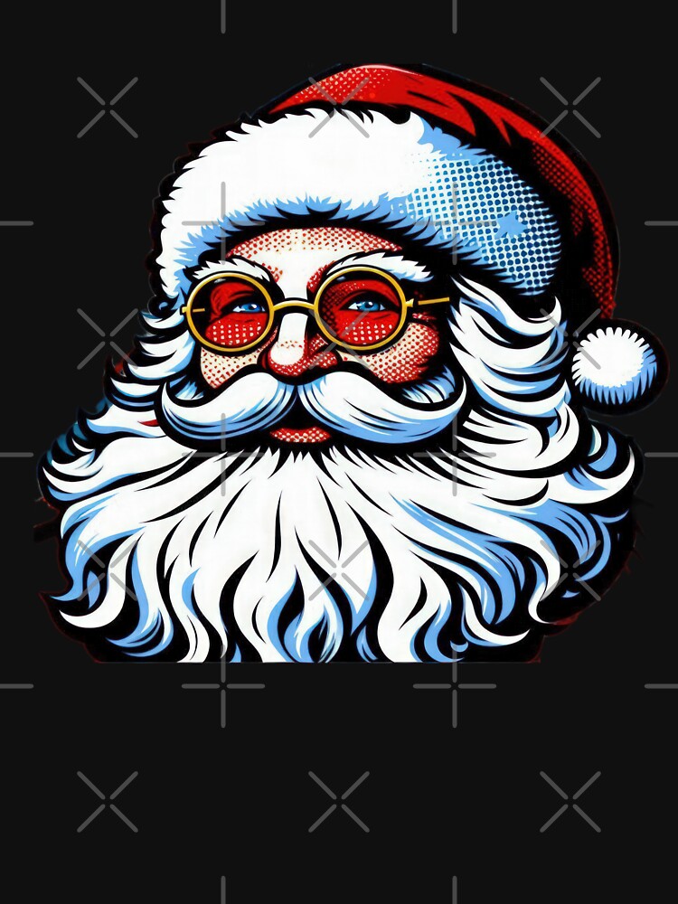 Christmas Vintage Funny Santa Claus with Red glasses,Santa Claus,funny christmas ,Christmas by Expressions-Sel