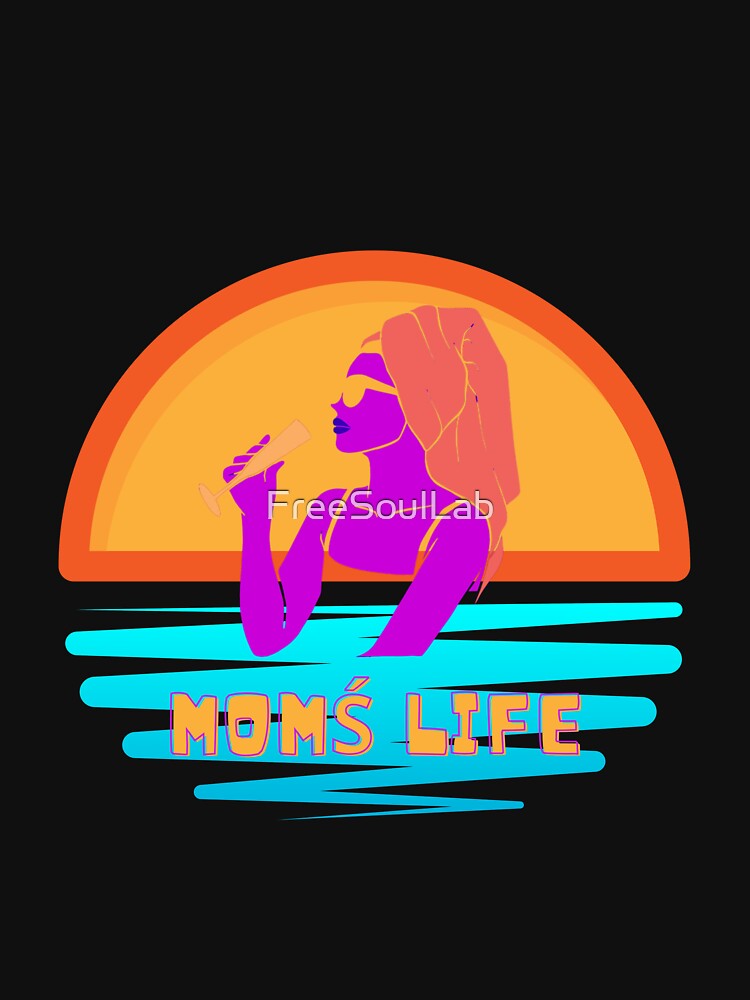 Mom's Life. Mother's Day Gift. Mom on the beach by FreeSoulLab
