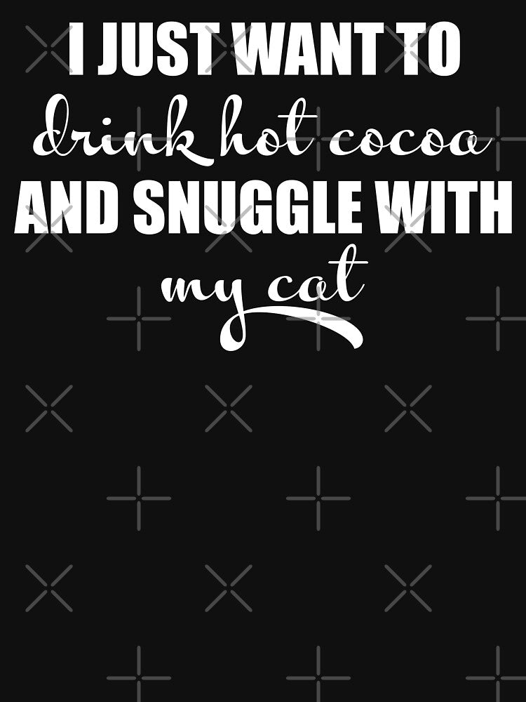 I just want to hot cocoa and snuggle with my cat by LookFrog