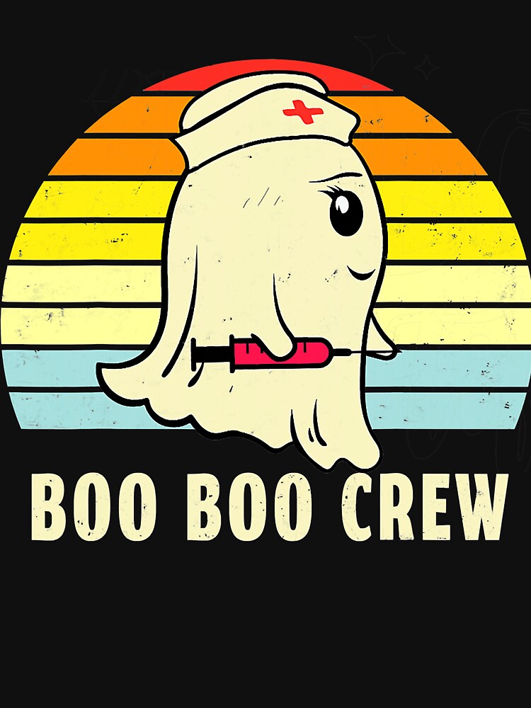 Boo Boo Crew Nurse Halloween Ghost For Nurses RN Funny Women by kalybeacanup