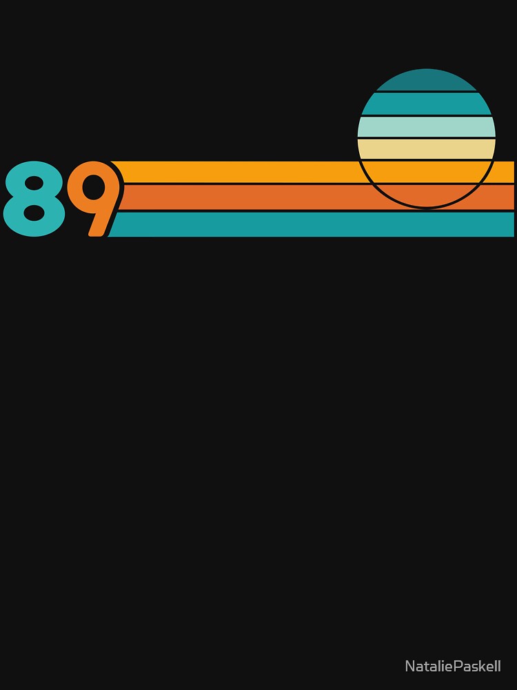 Retro Sunset + Stripes 89 by NataliePaskell