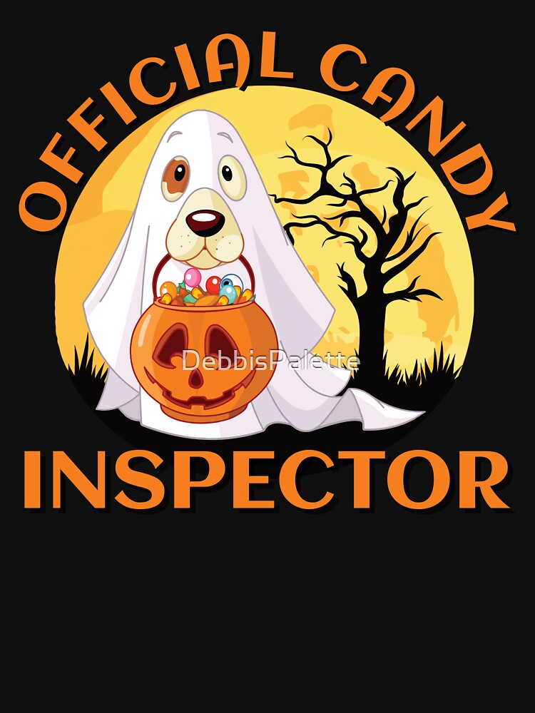 Official Candy Inspector - Funny Puppy Halloween by DebbisPalette