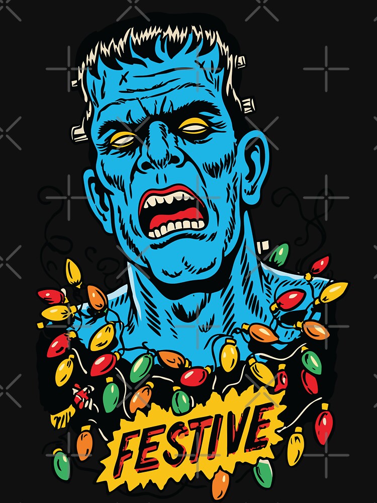 Festive Frankenstein by elpizzaloco