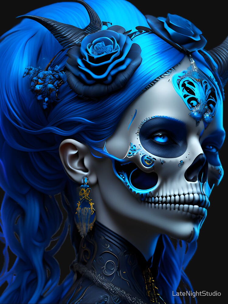 Cultural Magic - Woman in Dia de los Muertos style by LateNightStudio