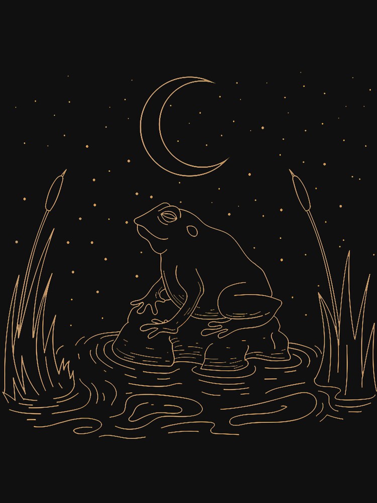 Dark Cottagecore Aesthetic Frog by cerdaheor5