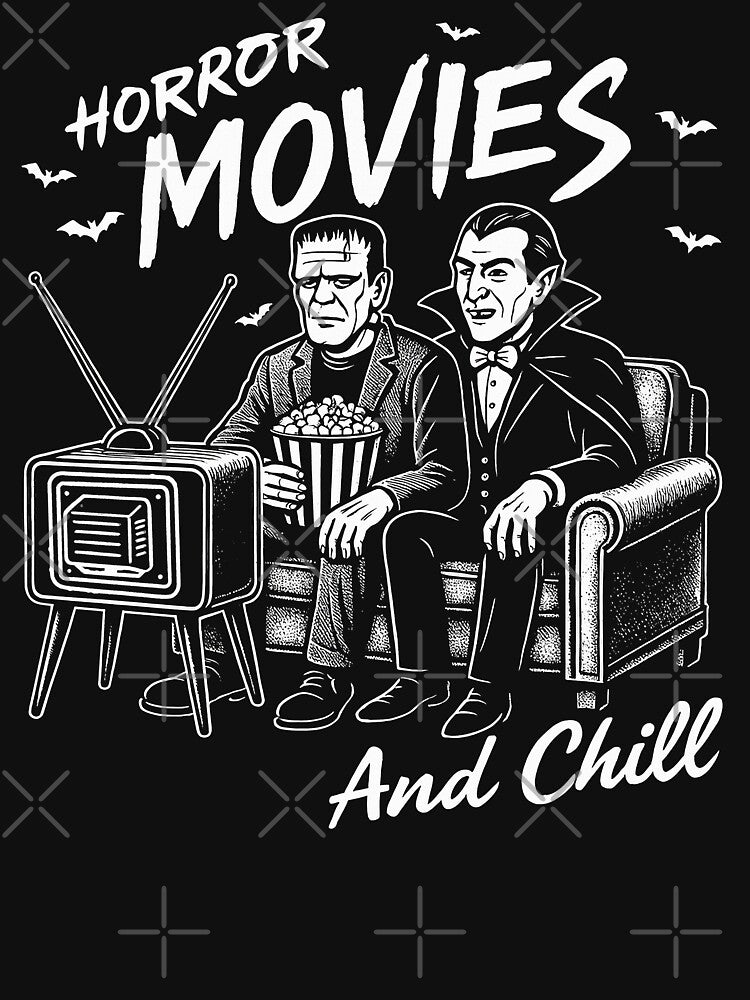 Horror Movies And Chill Funny Spooky Aesthetic by Shirt-Face