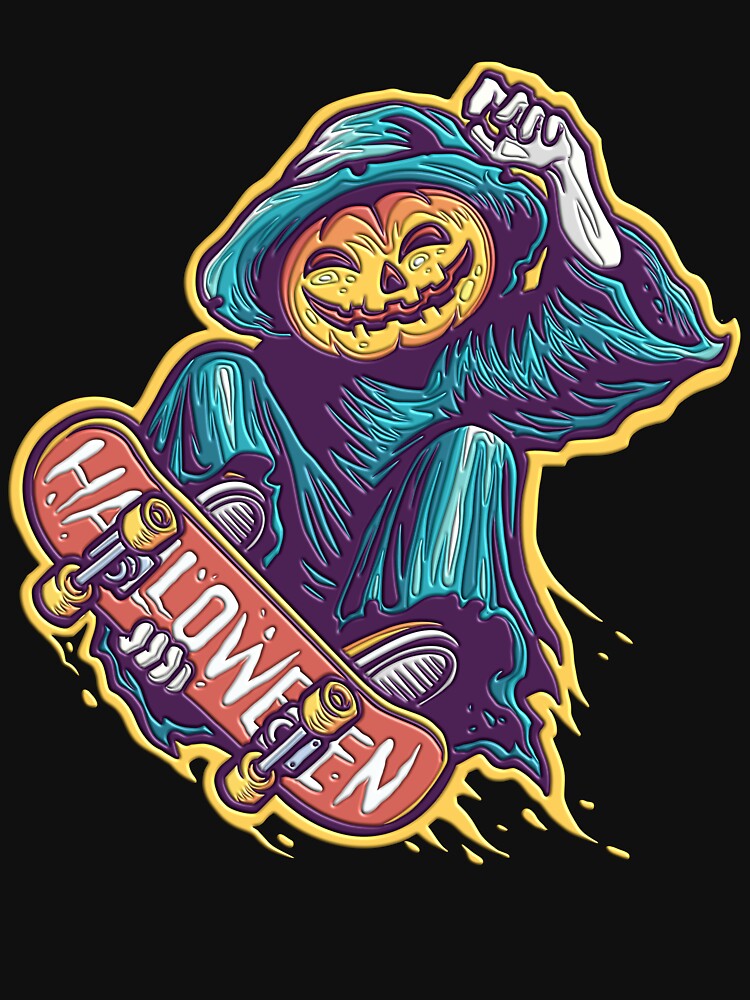 3D Zombie Skateboard Pumpkin Halloween Costume by cutenevil