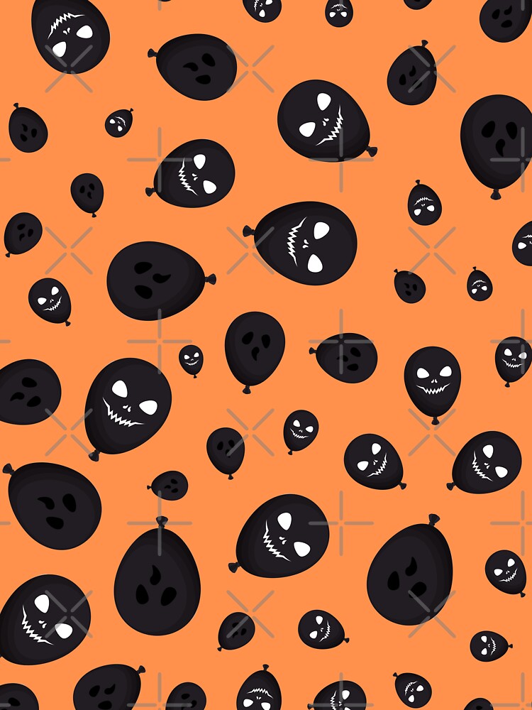cute halloween balloons trendy pattern by cutecrazytshirt