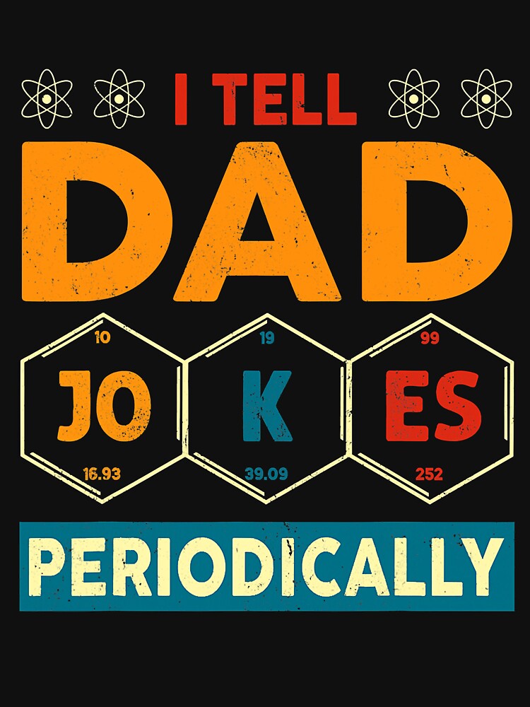 I Tell Dad Jokes Periodically Vintage Fathers Day by Abaddon-art