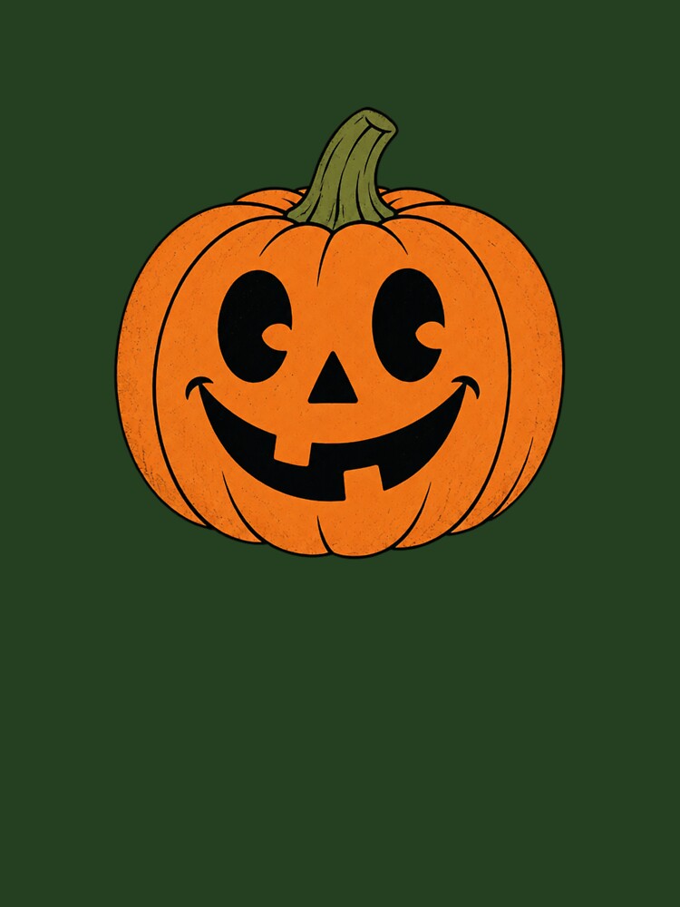 Retro Cartoon Halloween Pumpkin by MySthore