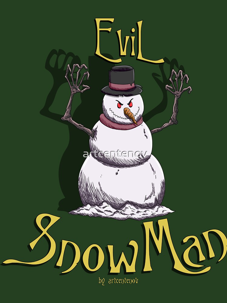 Evil Snowman by artcentenov