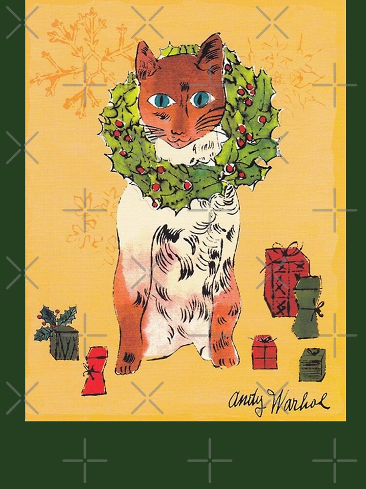 Warhol Christmas Cat by ArtWithHearts11