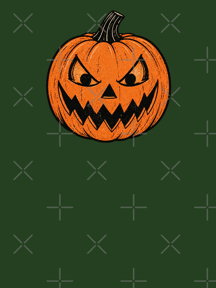 Vintage Retro Halloween Jack o Lantern by Inspired Life Creative